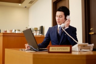 秋保温泉でフロントのお仕事!