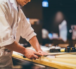 リゾートホテルの和食調理スタッフ