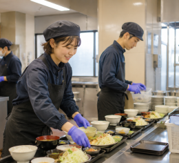 【スキー場バイト】従業員食堂調理補助スタッフ募集中!