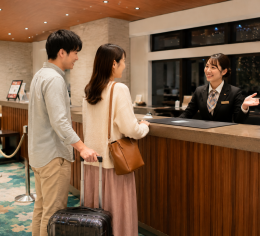 【寮費無料】花巻温泉でフロントスタッフ募集!