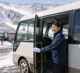 岐阜県のスキー場で運転手募集♪