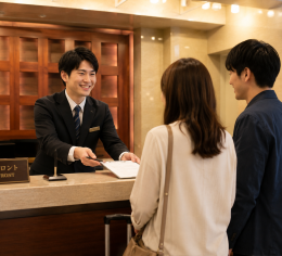山形のリゾートホテルでフロントスタッフ募集!