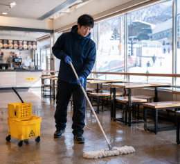スキー場でホールキーパーのお仕事募集!