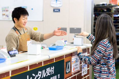 かぐらスキー場でレンタル対応のお仕事！