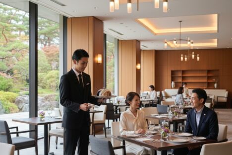 レストランのお仕事！広大な敷地を生かした豪華なアクティビティ♪