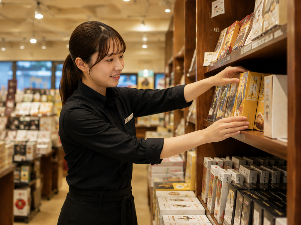 複合リゾートタウンの一角でショップスタッフのお仕事！