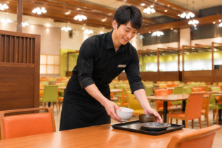 【寮費無料】花巻温泉でレストランスタッフ募集！