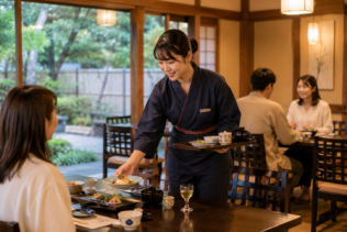 【筋湯温泉】旅館のお食事処スタッフ募集