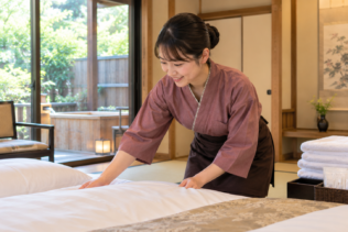 老舗旅館で客室清掃・館内清掃スタッフ募集！