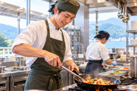 山形のリゾートホテルで調理師募集！